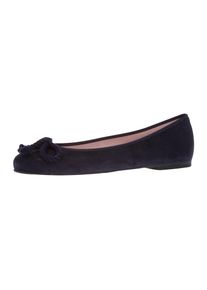 Pretty Ballerinas, Damen Lederballerina mit Schleife 'Angelis', Navy