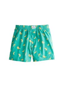 Hollister, Herren Wäsche & Bademode 'WOVEN BOXER 6CC', Gelb / Mint