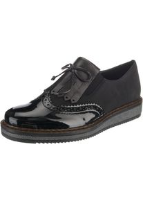 Rieker, Damen Halbschuhe, Schwarz
