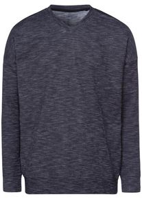 Schiesser, Herren Langarmshirt, Schwarzmeliert