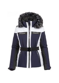 Luhta, Damen Skijacke 'BENITA L7', Dunkelblau / Schwarz / Weiß