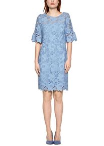 s.Oliver BLACK LABEL, Damen Kurzes Kleid, Hellblau