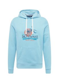 IZOD, Herren Sweatshirt 'PULLOVER HOODIE WITH GRAPHIC', Mint / Mischfarben