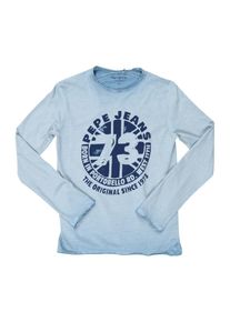 Pepe Jeans, Longsleeve 'JOSS', Navy / Hellblau