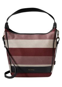 Marc O'Polo Marc O'Polo, Damen Hobo 'LIV', Creme / Altrosa / Blutrot / Schwarz