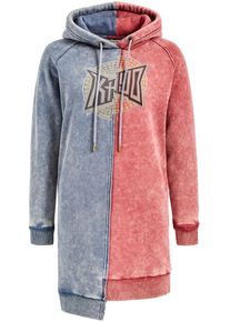 Khujo, Damen Sweatshirt 'KEIKO', Rauchblau / Pitaya