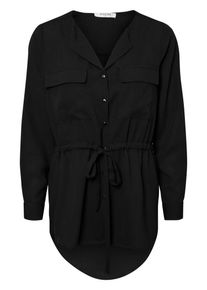 Pieces, Damen Hemd, Schwarz