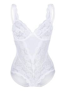 Sassa Mode Sassa, Damen Body 'CLASSIC LACE', Wei&szlig;