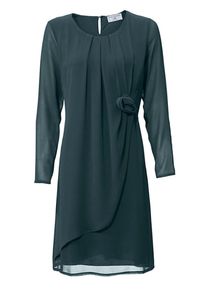 Heine, Damen Chiffonkleid, Petrol