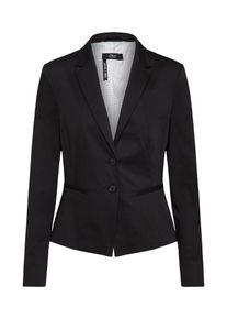 s.Oliver BLACK LABEL, Damen Blazer in Zwei-Knopf-Silhouette, Schwarz