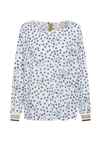 LIEBLINGSSTÜCK LIEBLINGSSTÜCK, Damen Bluse 'EngraciaL', Marine / Weiß