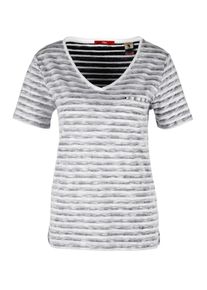 s.Oliver RED LABEL, Damen Shirt, Marine / Weiß