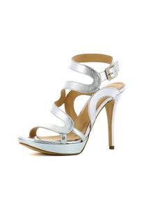 Evita, Damen Sandalette, Silber