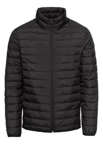 Jack & Jones JACK & JONES, Herren Jacke 'Chicago Puffer', Schwarz