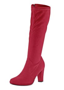 Andrea Conti, Damen Stretch-Stiefel, Rot