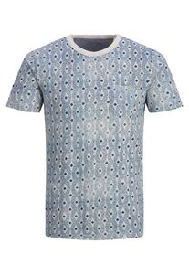 Jack & Jones JACK & JONES, Herren T-Shirt, Blau / Weiß