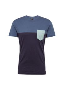 Iriedaily, Herren T-Shirt mit Brusttasche, Blau / Himmelblau
