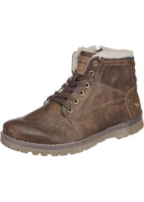 Mustang, Herren Stiefelette, Dunkelblau / Braun