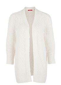 s.Oliver RED LABEL, Damen Strickjacke, Wei&szlig;
