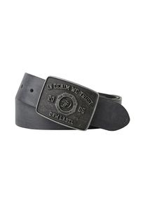 Tom Tailor Denim, Herren Lederg&uuml;rtel, Schwarz