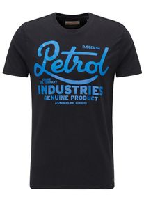 PETROL INDUSTRIES, Herren T-Shirt, Blau / Schwarz
