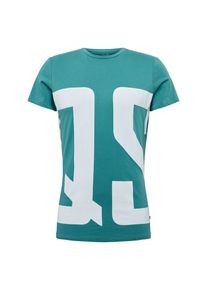 Q/S Designed By, Herren T-Shirt, Jade / Weiß