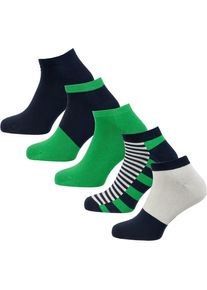 Esprit, Herren Sneakersocken, Nachtblau / Grasgr&uuml;n / Wollwei&szlig;