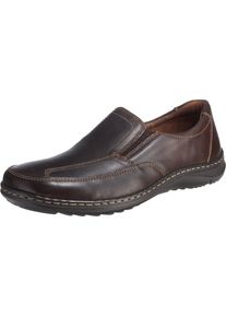 Waldläufer WALDLÄUFER, Herren Slipper 'Herwig', Schoko / Dunkelbraun