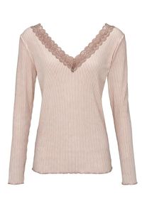 Heine, Damen Spitzenshirt, Rosé