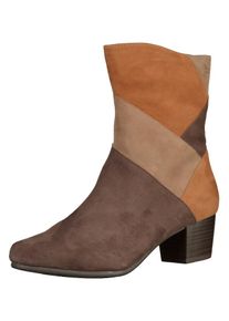 Caprice, Damen Stiefelette, Braun / Hellbraun / Hellorange