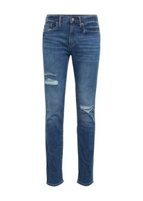 GAP, Herren Jeans 'SLIM STR LTWT LASER PATCH DESTROY', Blue Denim