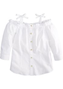 Spieth & Wensky SPIETH & WENSKY, Damen Trachtenbluse im Car Look, Wei&szlig;