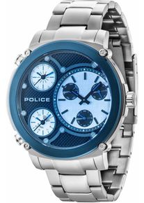 Police, Herren Uhr 'TITAN, PL14830JSTBL.02M', Blau / Silber