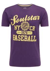 Soulstar, Herren T-Shirt, Aubergine