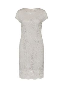 Selected Femme, Damen Cocktailkleid 'CHARLOTTE', Creme / Gold