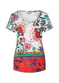 Desigual, Damen Shirt 'TS_LEONOR', Mischfarben / Wei&szlig;