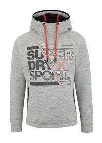 Superdry, Herren Sport-Sweatshirt, Grau / Schwarz