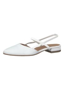 Tamaris, Damen Pantolette, Braun / Wei&szlig;