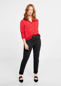 Violeta by Mango, Damen Hemd 'Military', Rot