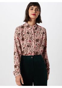 Eksept, Damen Blusen 'BLOOM PINK BLOUSE', Mischfarben / Rosa / Rot