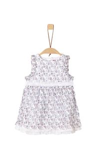 s.Oliver Junior, Mädchen Spitzenkleid, Taubenblau / Rosa / Weiß