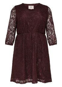 Only Carmakoma, Damen Curvy Kleid, Kirschrot