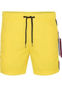 Tommy Hilfiger, Herren Bademode, Gelb / Schwarz