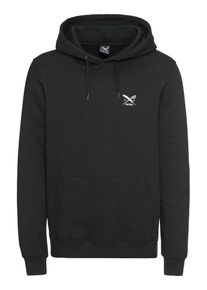 Iriedaily, Herren Sweatshirt 'New Motum Hoody', Schwarz / Wei&szlig;