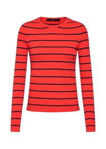 Véro Moda VERO MODA, Damen Shirt 'PERL ABHY', Nachtblau / Rot