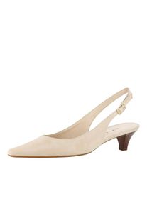 Evita, Damen Sling Pumps, Beige