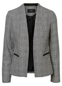 V&eacute;ro Moda VERO MODA, Damen Karierter Blazer, Grau / Schwarz