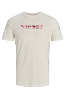 Jack & Jones JACK & JONES, Herren Statet T-Shirt, Weiß
