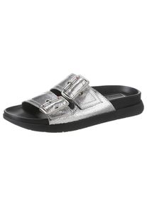 Tommy Hilfiger, Damen Pantolette 'Marly IZ', Schwarz / Silber