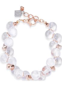 COEUR DE LION, Damen Armband '4937/30-1620', Bronze / Weiß